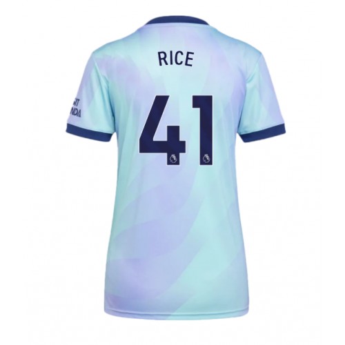 Fotbalové Dres Arsenal Declan Rice #41 Dámské Alternativní 2024-25 Krátký Rukáv